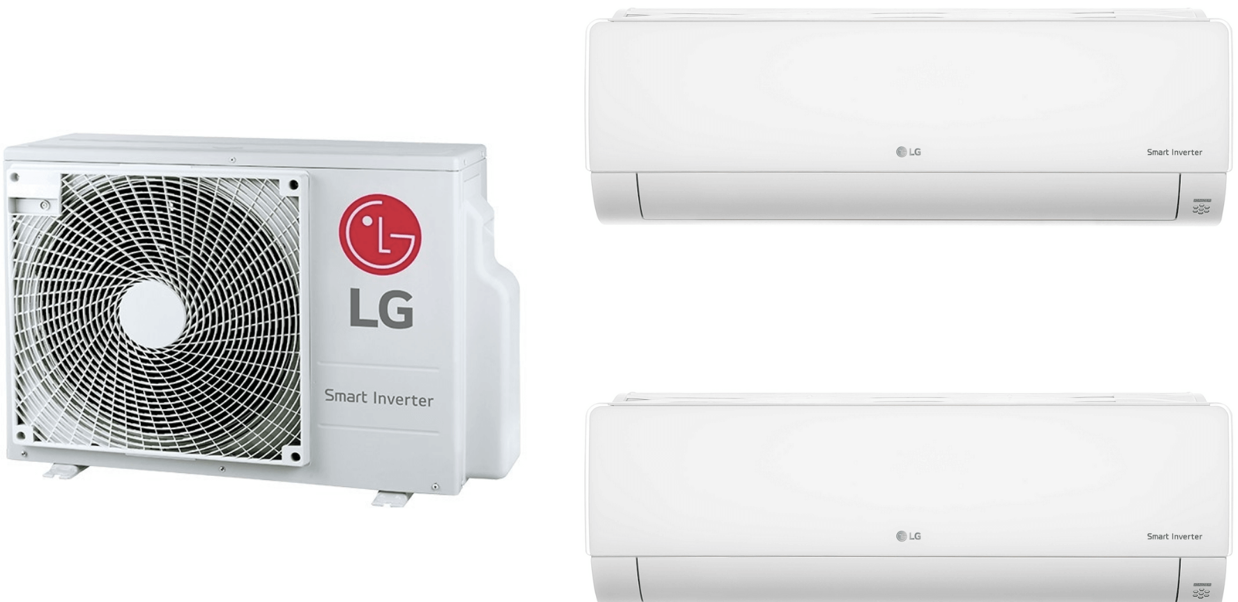 Klimatizácia LG Deluxe, multi split, 2 vnútorné jednotky